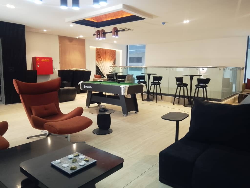Lounge area of Iconic Towers 3-Bedroom Maisonette