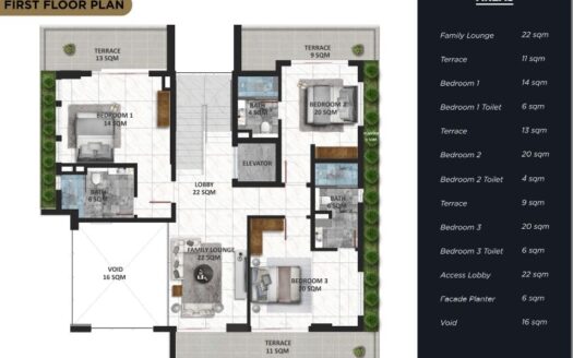 Luxury 5-Bedroom Duplex at The Residence Villa Banana Island