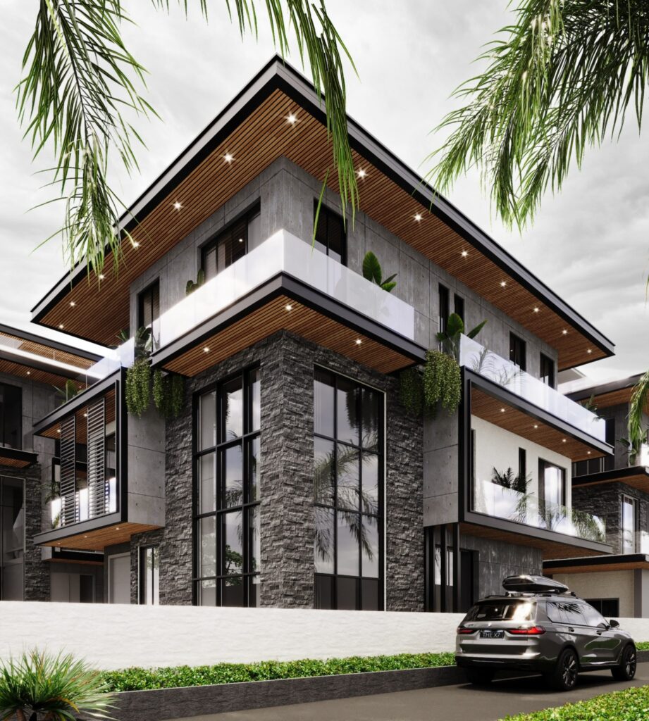 Luxury 5-bedroom villa with rooftop and pool in Banana Island